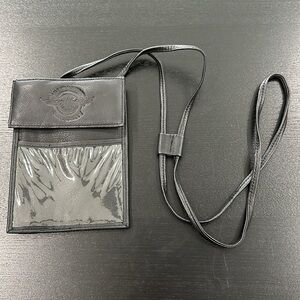 Harley-Davidson University Leather Bag with Clear ID Window